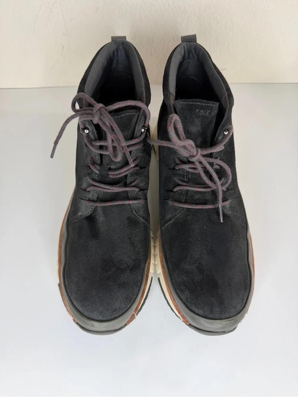 Cole Haan Zerogrand Rugged Men's Size 11M Chukka Boots Black Suede C28460